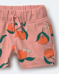 Toddler City Park™ Short Clementine Grove Print - Peach