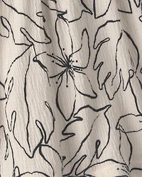 Girls Floral Smocked Crinkle Shorts - Ivory