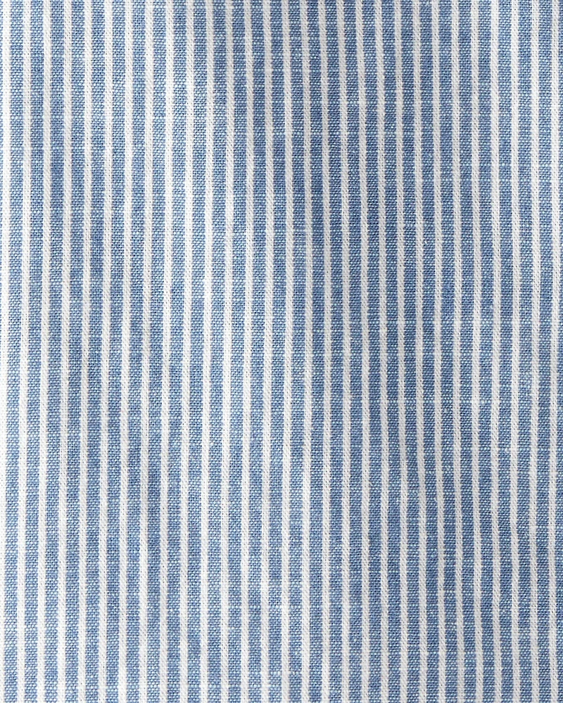Toddler Boy Button-Front Shirt Made with Organic Cotton