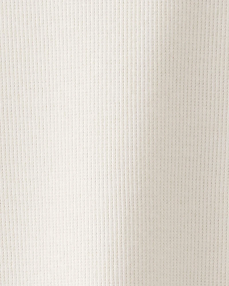 Toddler 2-Pack Organic Cotton Rib Mock Neck Tops