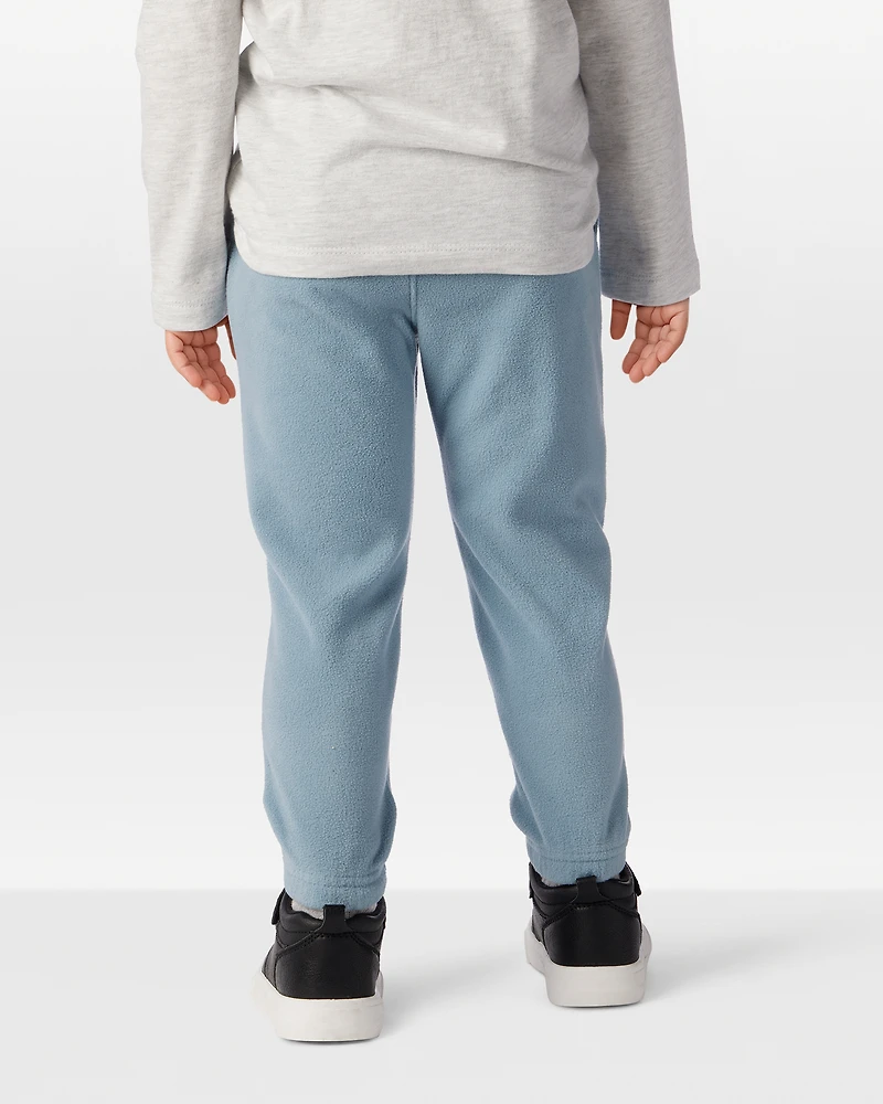 Toddler Boy Fleece Joggers - Blue