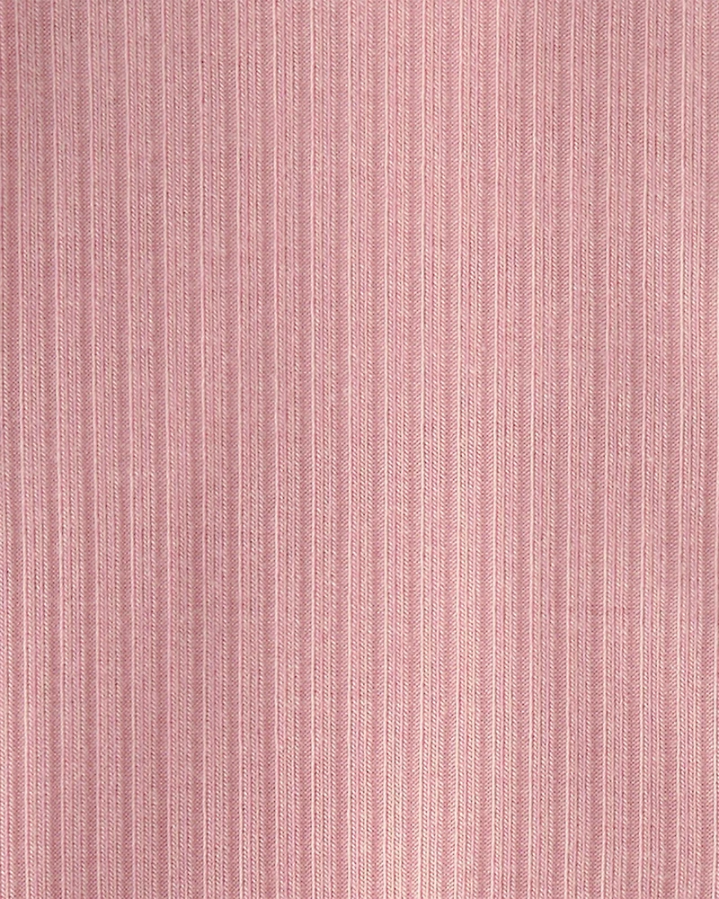 Baby Girl 2-Way Zip PurelySoft Sleeper - Pink