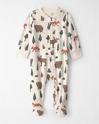 Baby Organic Cotton Sleeper Woodland Creatures