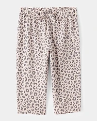 Baby Girl 2-Piece Long-Sleeve Bodysuit & Pull-On Leopard Pants