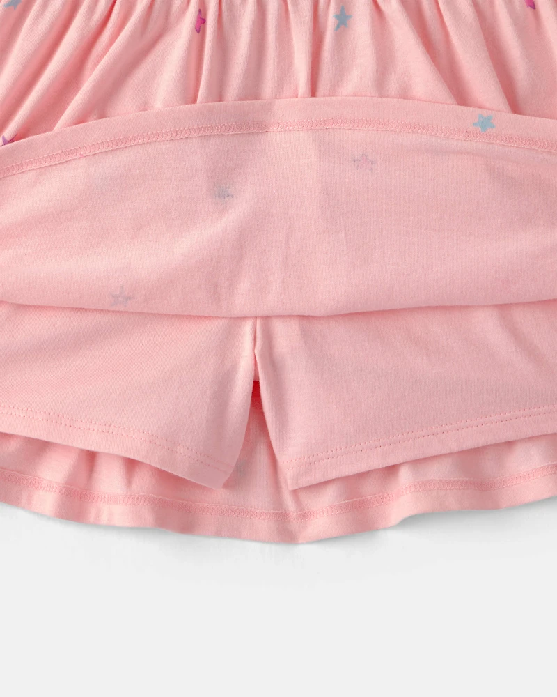 Girls Star Skort - Pink