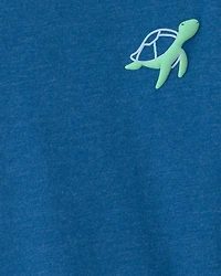 Toddler Boy Sea Turtle Graphic Tee - Blue