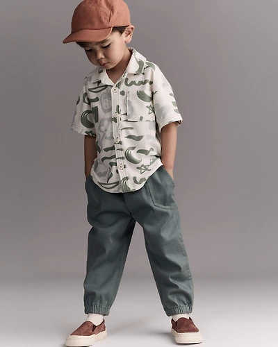Toddler Boy Jogger Pant - Olive