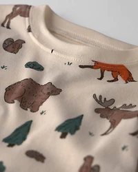 Toddler 2-Piece Organic Cotton Pajamas Woodland Creatures