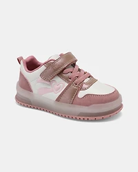Girls Heart Light Up Sneakers