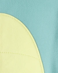 Boys Dinosaur Loose Fit Hooded Long-Sleeve Zip-Up 1-Piece Pyjamas - Blue