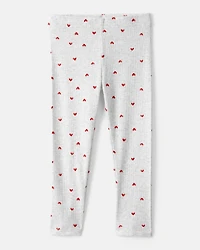 Toddler Girl Valentine's Day Heart Long-Sleeve Tee & Pant Set - Red