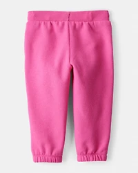 Baby Girl DayDream Fleece Drawstring Joggers - Pink