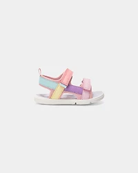 Baby Girl Every Step® First Walker Sandals - Pink/Purple