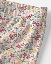 Toddler Girl 2-Piece Organic Cotton Pajamas Floral