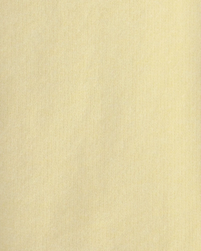 Baby French Terry Pullover Sweatshirt - Yellow