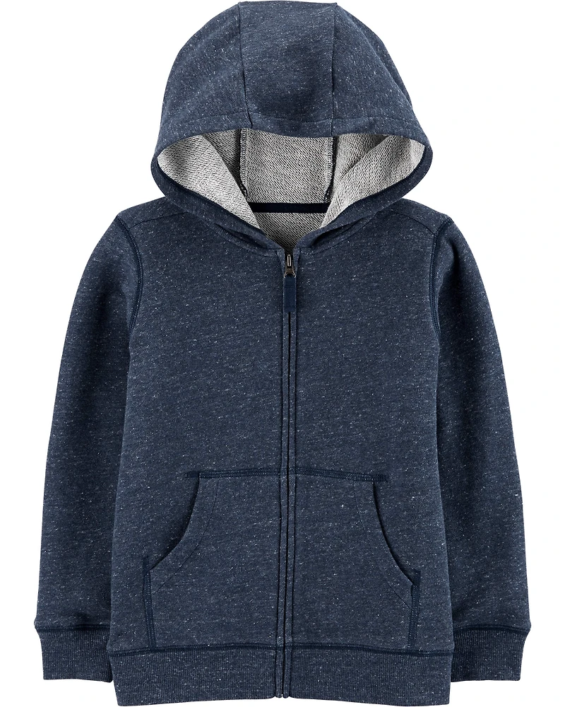 Kid Zip-Up French Terry Hoodie