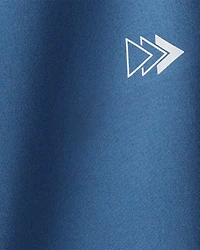 Boys Cotton Active Pants - Blue