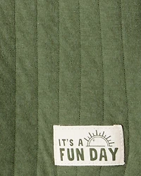 Toddler Boy 2-Piece Hooded Tee & Pant Set - Olive