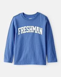 Toddler Boy Freshman Long-Sleeve Graphic Tee - Blue