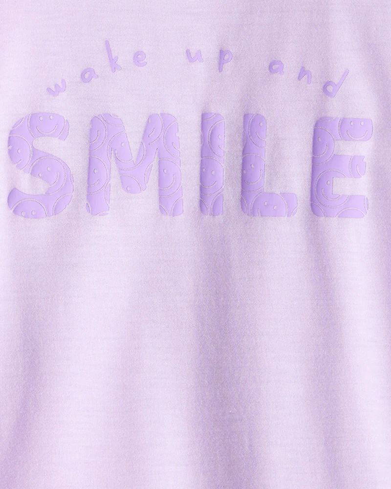 Girls 2-Pack Smiley Face Nightgowns