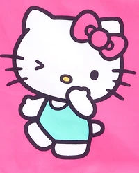 Girls Hello Kitty® 1-Piece Swimsuit - Pink/Blue