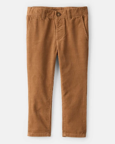Toddler Boy Corduroy Pants - Brown