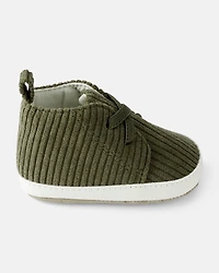 Baby Boy Corduroy High-Top Casual Sneakers - Green
