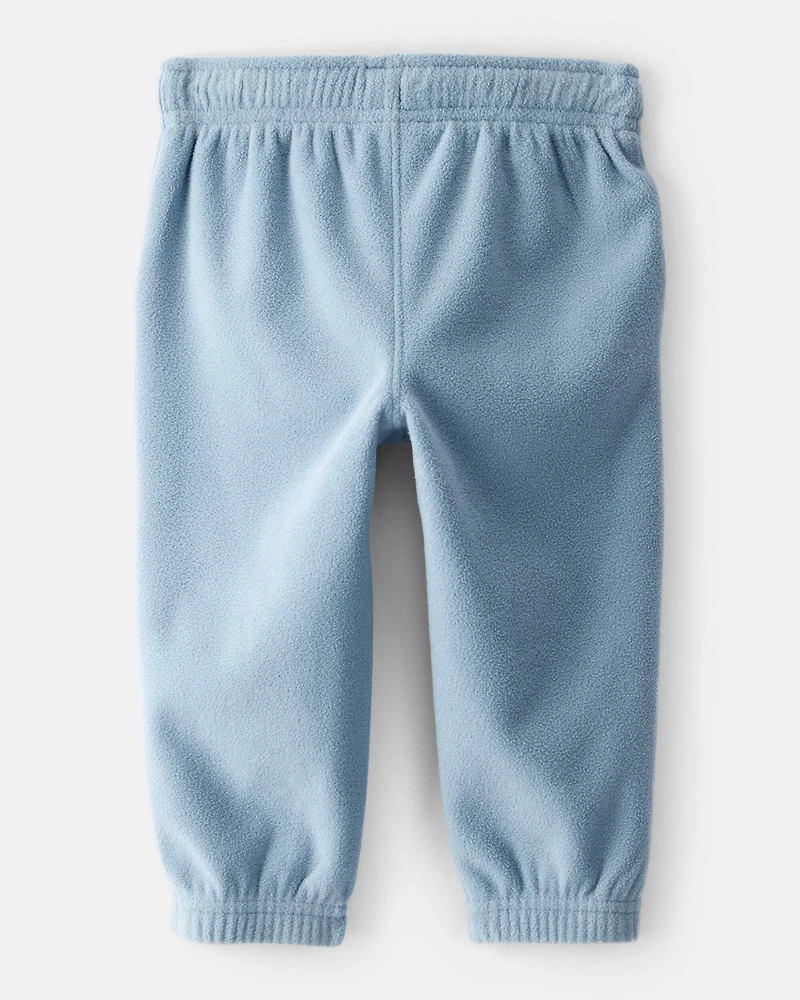Baby Boy Fleece Joggers - Blue