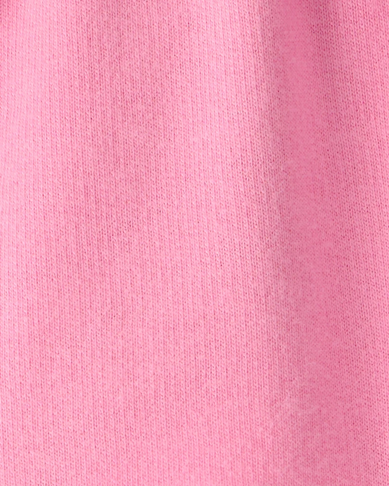 Baby Girl French Terry Shorts - Pink