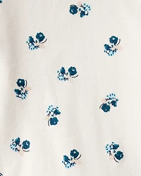 Baby Girl 3-Piece Corduroy Long-Sleeve Dress Set - Blue