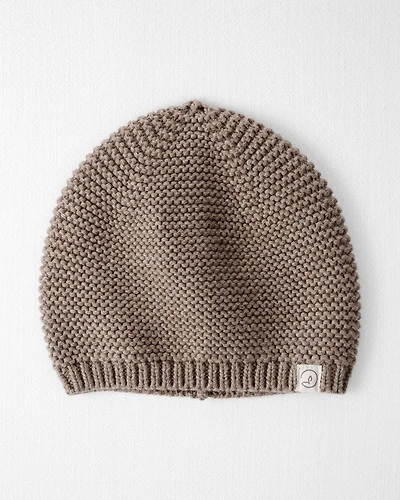 Baby Organic Cotton Sweater Knit Cap