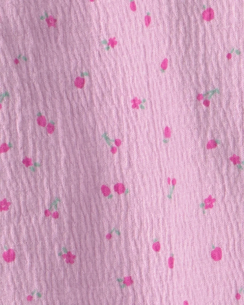 Baby Girl 3-Piece Cherry Layering Set - Pink/Cream