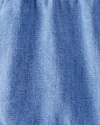 Toddler Girl Organic Cotton Chambray Dress