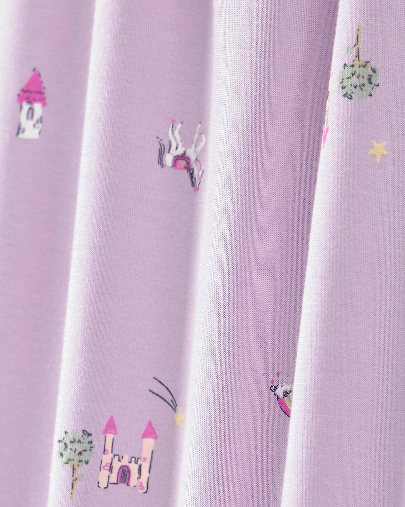Girls Fairytale PurelySoft 2-Piece Pyjama Set - Purple