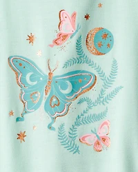 Kid 2-Pack Butterfly Moons Nightgowns