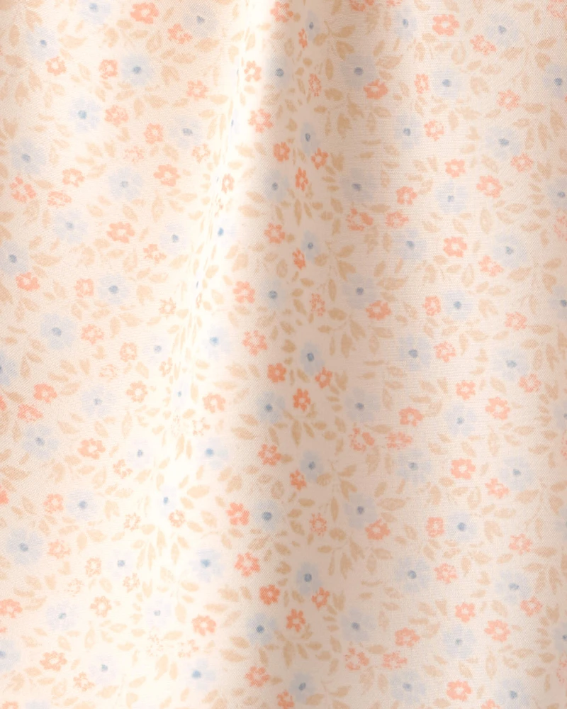 Baby Girl Floral Flowy Dress - Pink