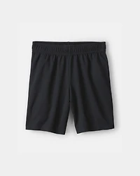 Boys Mesh Active Shorts - Black