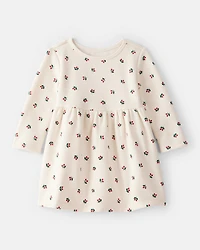 Baby Girl Holly Knit Dress - Ivory