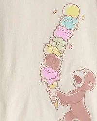 Toddler Girl Curious George Ice Cream Graphic Tee