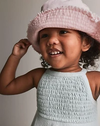 Toddler Girl Bucket Hat - Rose