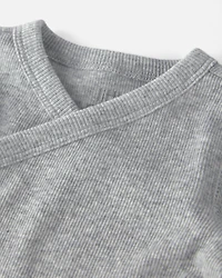 Baby Girl Organic Cotton Rib Bodysuit