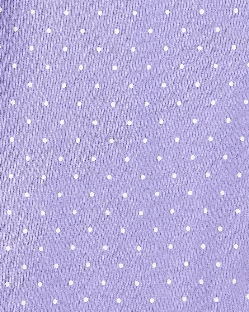 Baby Girl 5-Pack Floral Polka Dot Short-Sleeve Bodysuits