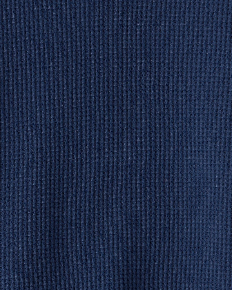 Baby Boy Thermal Long-Sleeve T-Shirt - Green/Navy