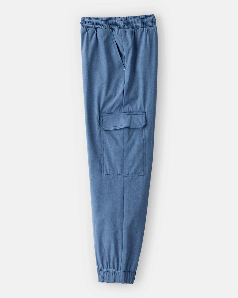 Boys Active Woven Joggers - Blue