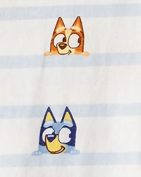 Toddler Striped Bluey Short-Sleeve Graphic Tee