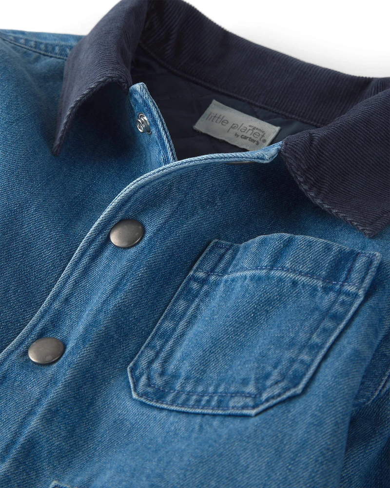Baby Organic Cotton Denim Barn Jacket