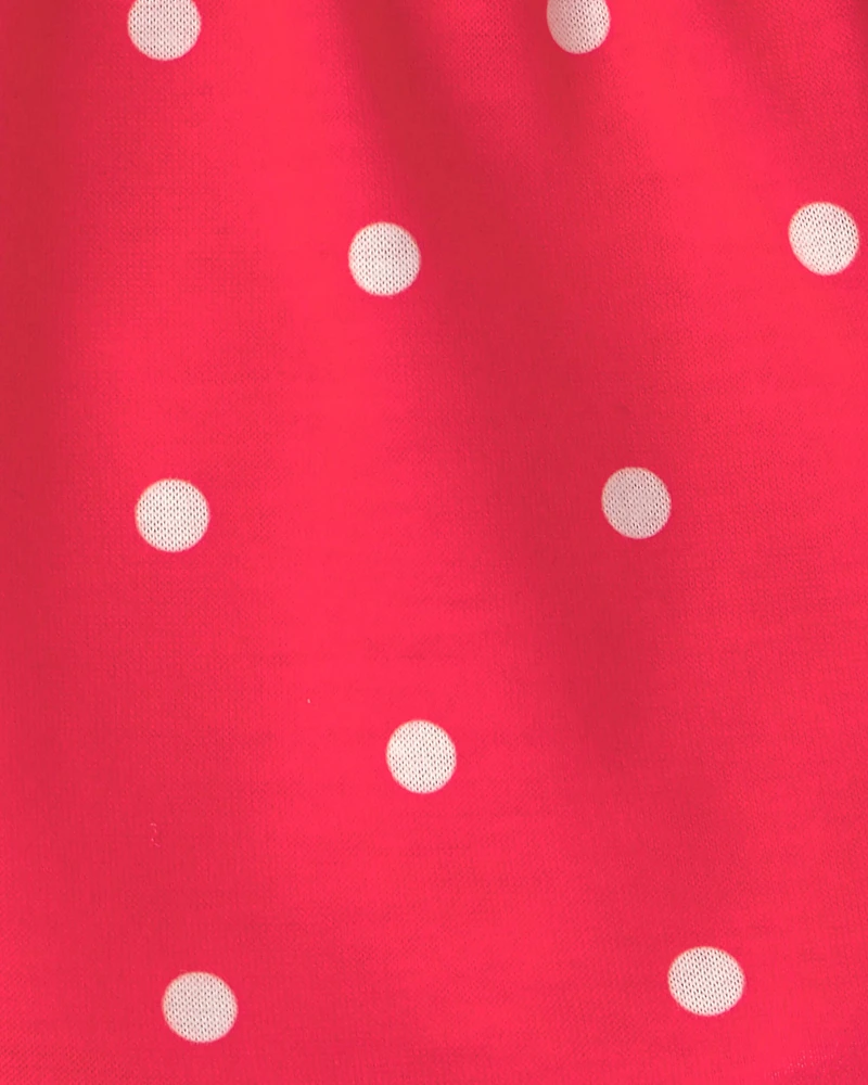 Toddler Girl 2-Piece Disney© Minnie Mouse Short-Sleeve Pyjama Set - Red/White