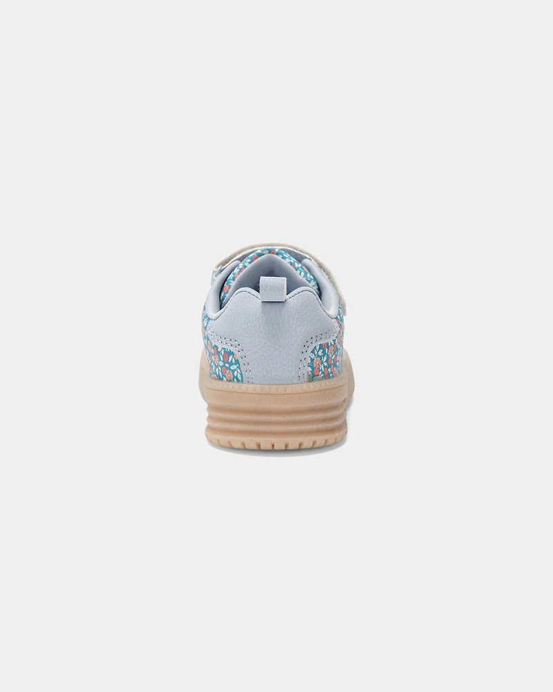Toddler Girl Floral Casual Shoes - Blue