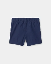Baby Boy Canvas Shorts - Blue