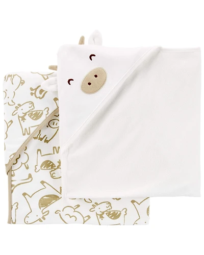 Baby 2-Pack Hooded Baby Towels